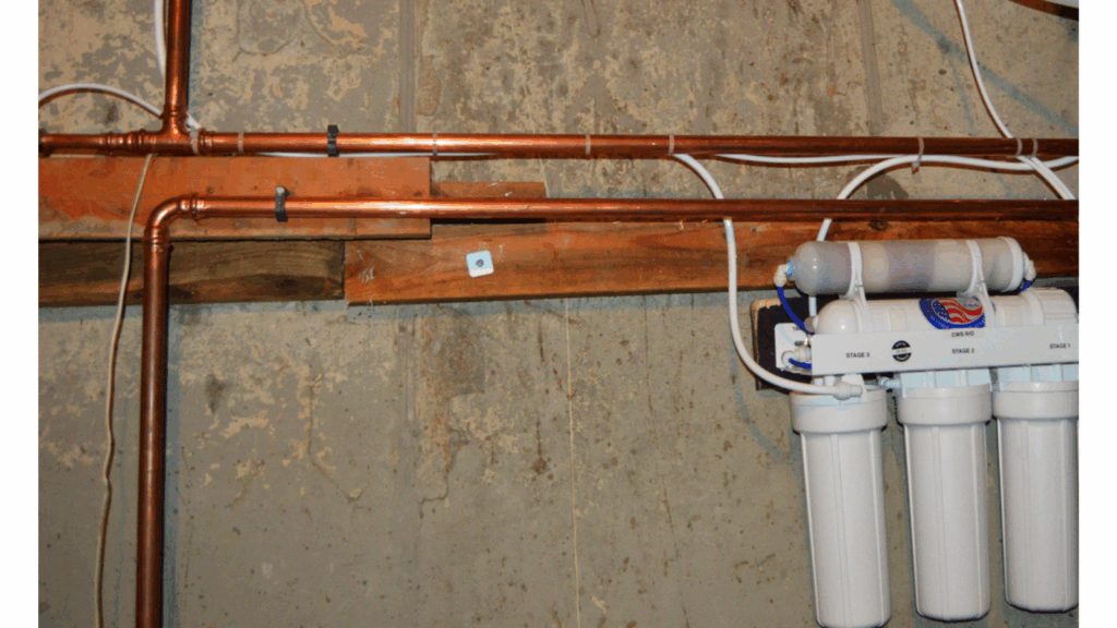 Copper Water Heater Pipes