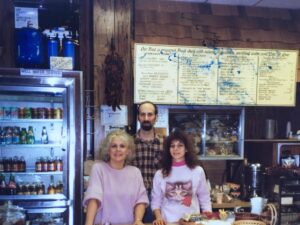 Family in restaurant