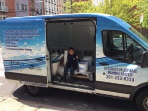 Kid sitting in NMP truck