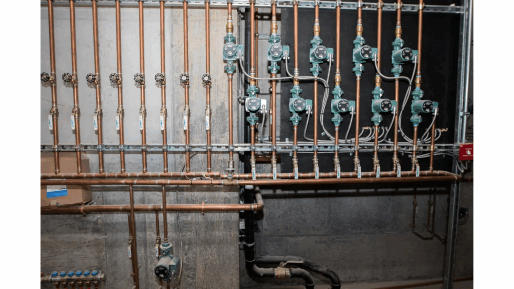 Copper Water Heater Pipes